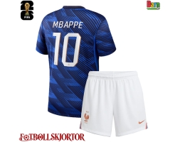 Frankrike Kylian Mbappe #10 Hemmakläder Barn VM 2026 Kortärmad (+ Korta byxor)